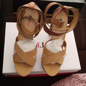 Natural Platform Sandals